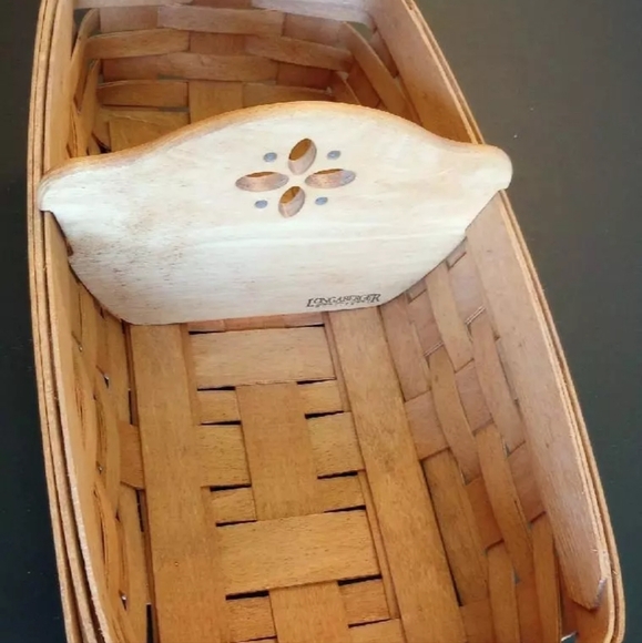 Longaberger Wood Craft Bread Basket Divider New Sealed Longaberger Wood Craft - Picture 7 of 8